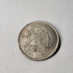 Vintage 1883 trade silver dollar imitation coin